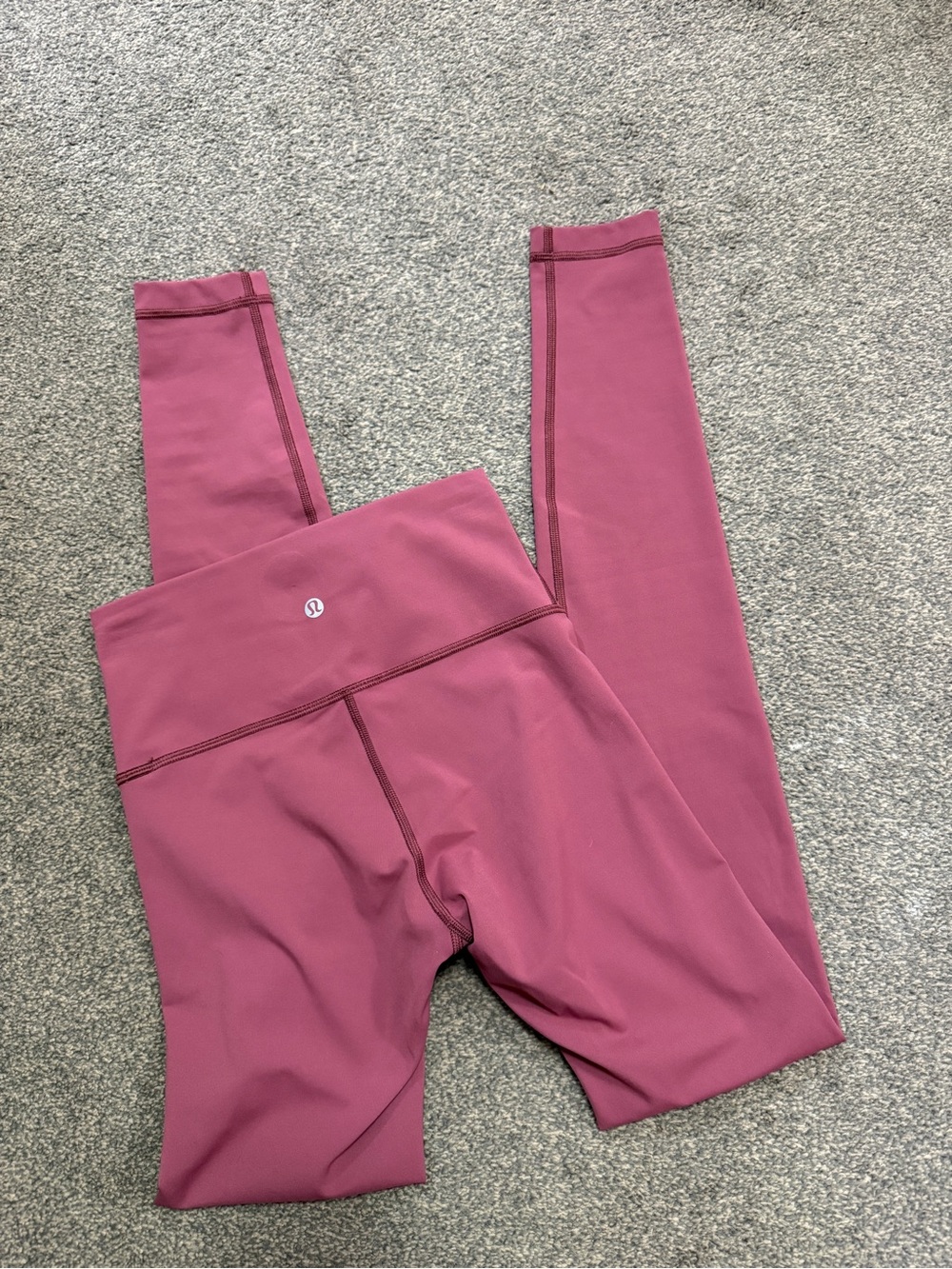 Lululemon Pink High Rise Leggings Full Length 28” size 4